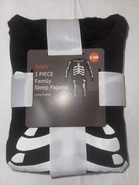 6-9 Months Target Skeleton Pajamas Halloween